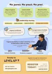 Page 2 of the Level Up flyer