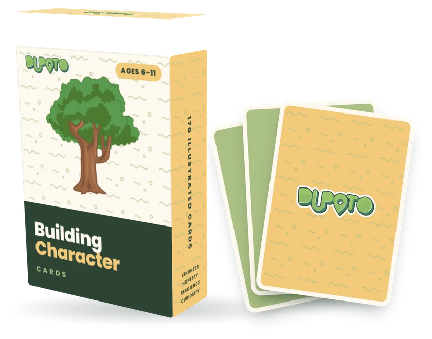 The Building Character card box